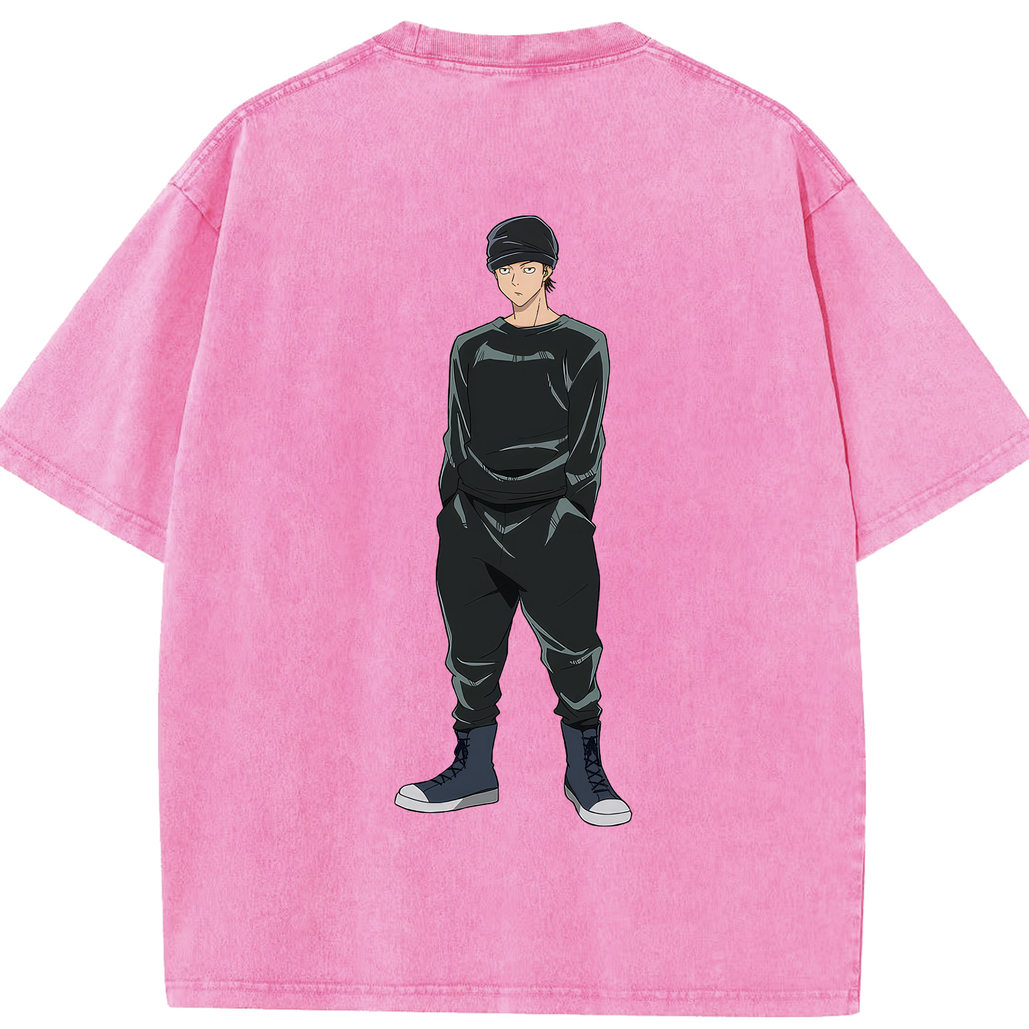 （画像用） 呪術廻戦 Jujutsu Kaisen 綿100% ヴィンテージ風 半袖Tシャツ（背面プリント）